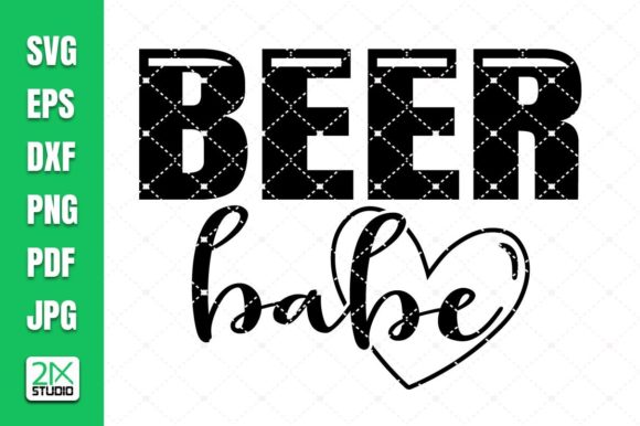 Beer Babe Svg: A Playful Graphic for Local Branding