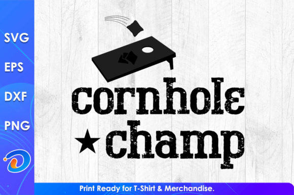 Cornhole Champ Funny Cornholes Svg Shirt