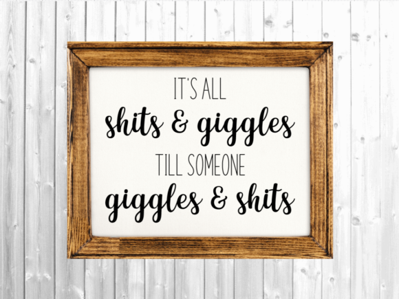 Fun Bathroom Graphics for Crafts