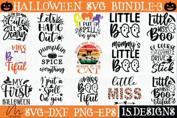 Fun Halloween Graphics for Crafts and Marketing