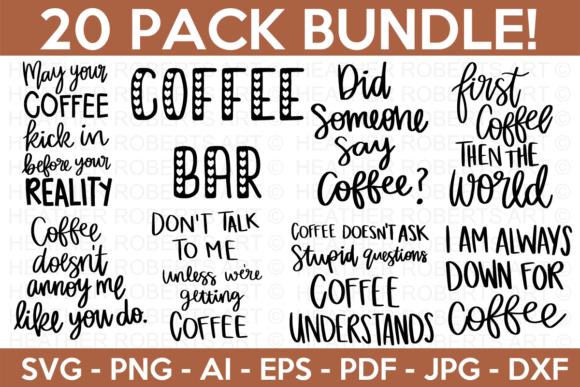 Funny Coffee Graphics for Local Business Branding