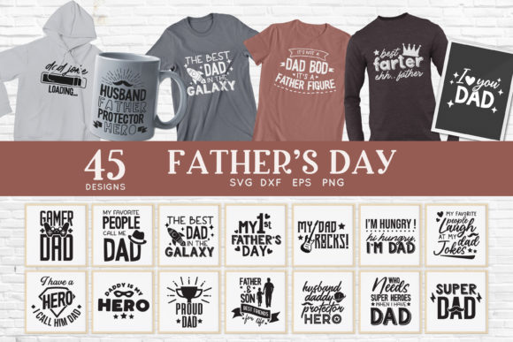 Funny Dad Graphics for Crafts