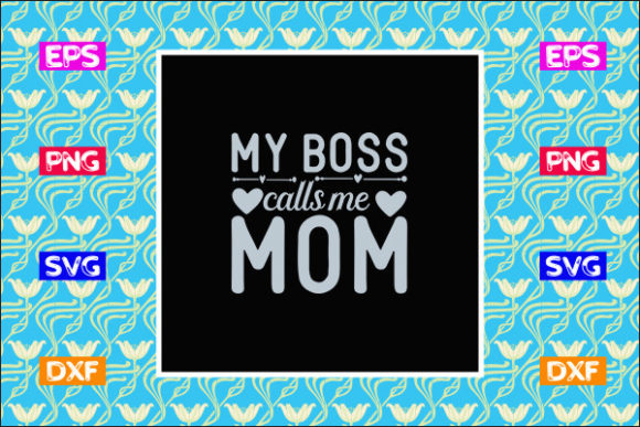 Funny Mom SVG Design