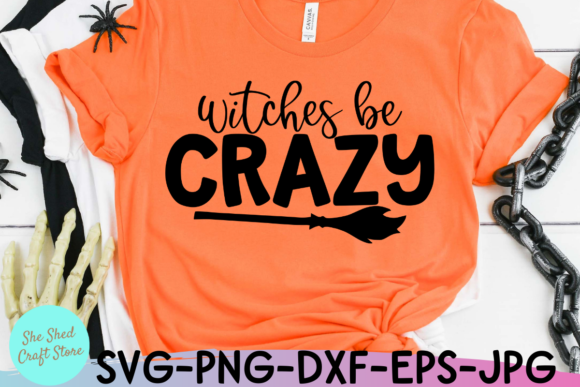 Witches Be Crazy Svg: A Graphic for Festive Crafts